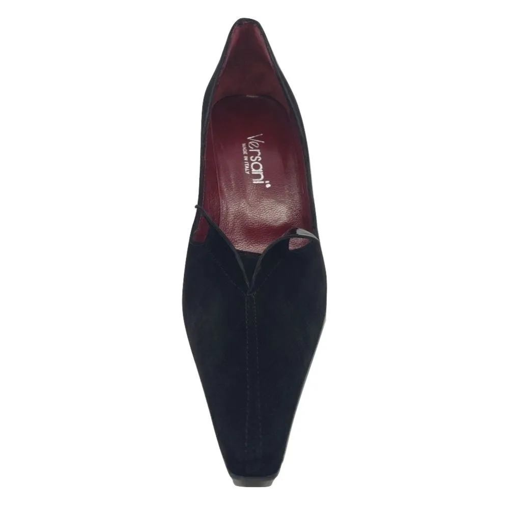 2503 Camosci Vernice Black Suede Versani Pumps