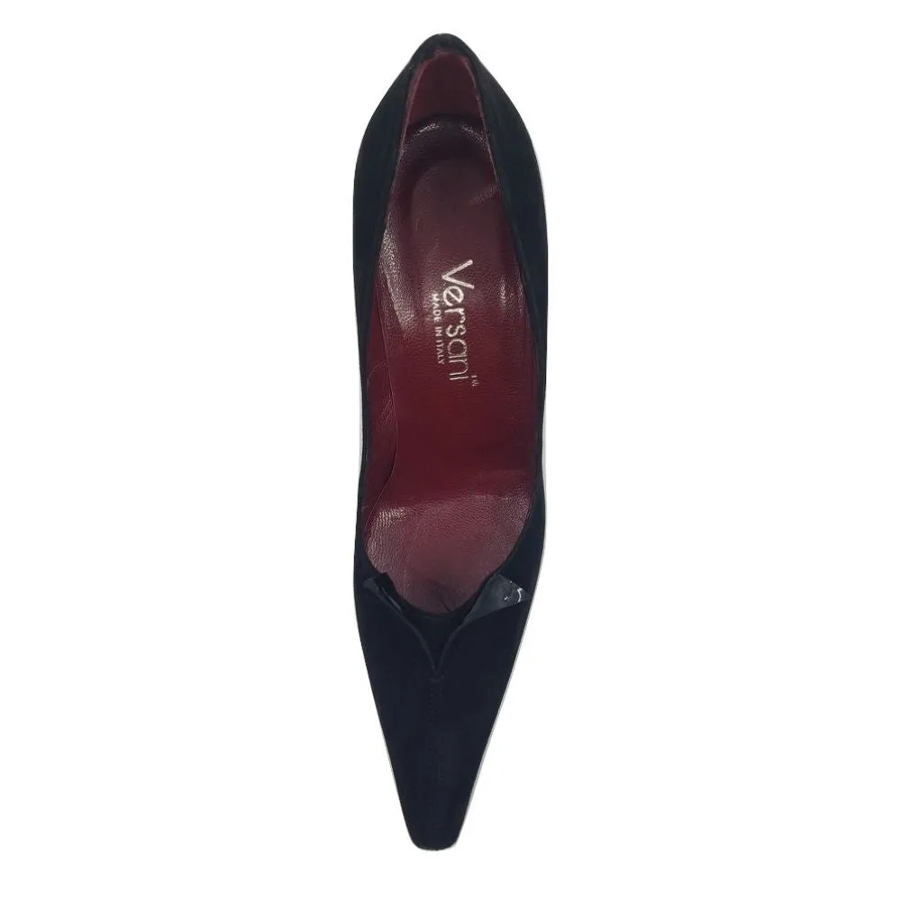 2503 Camosci Vernice Black Suede Versani Pumps