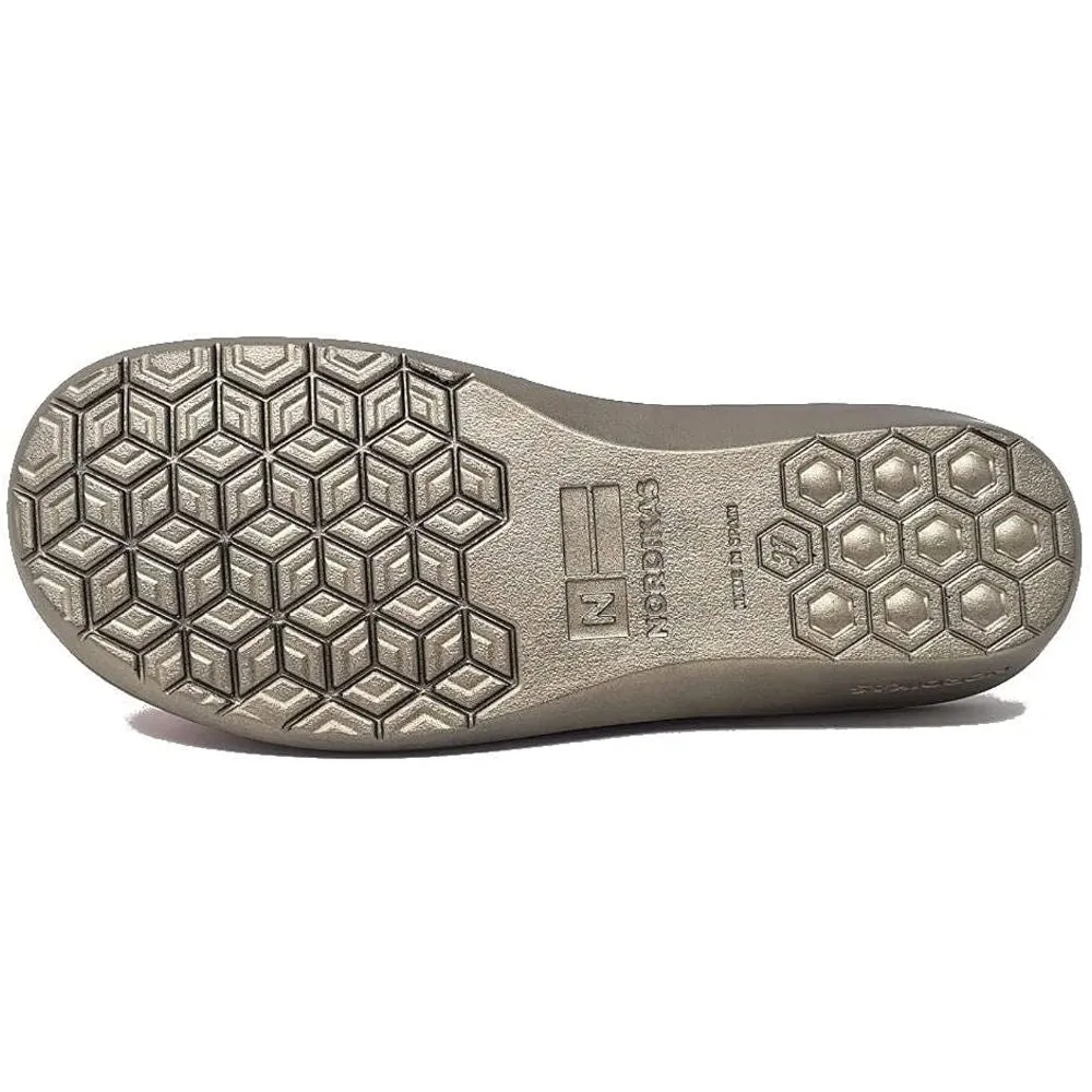 Afelpado Black 6348-80 Nordikas Comfy Slide Slippers