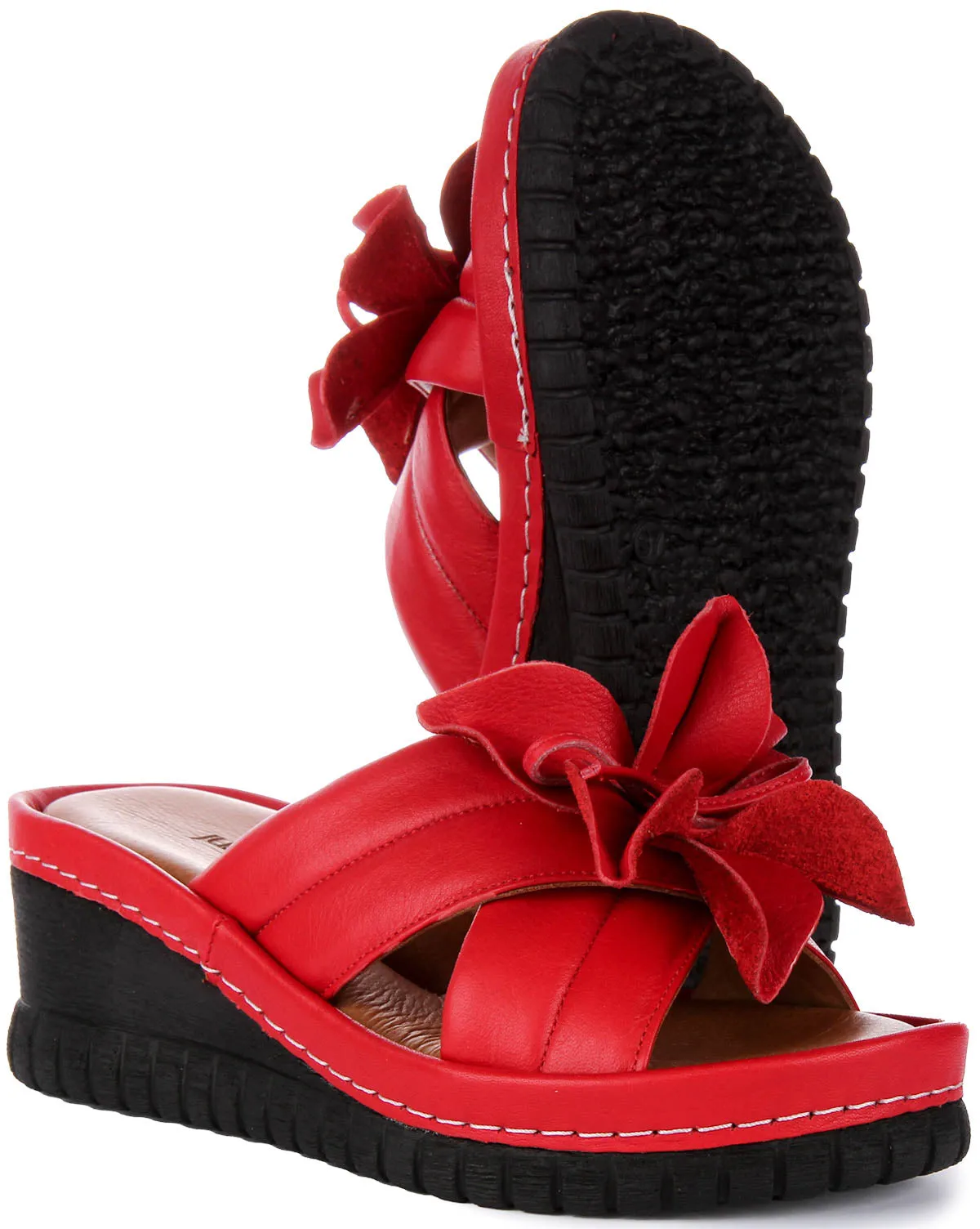 Ariel Sandals In Red