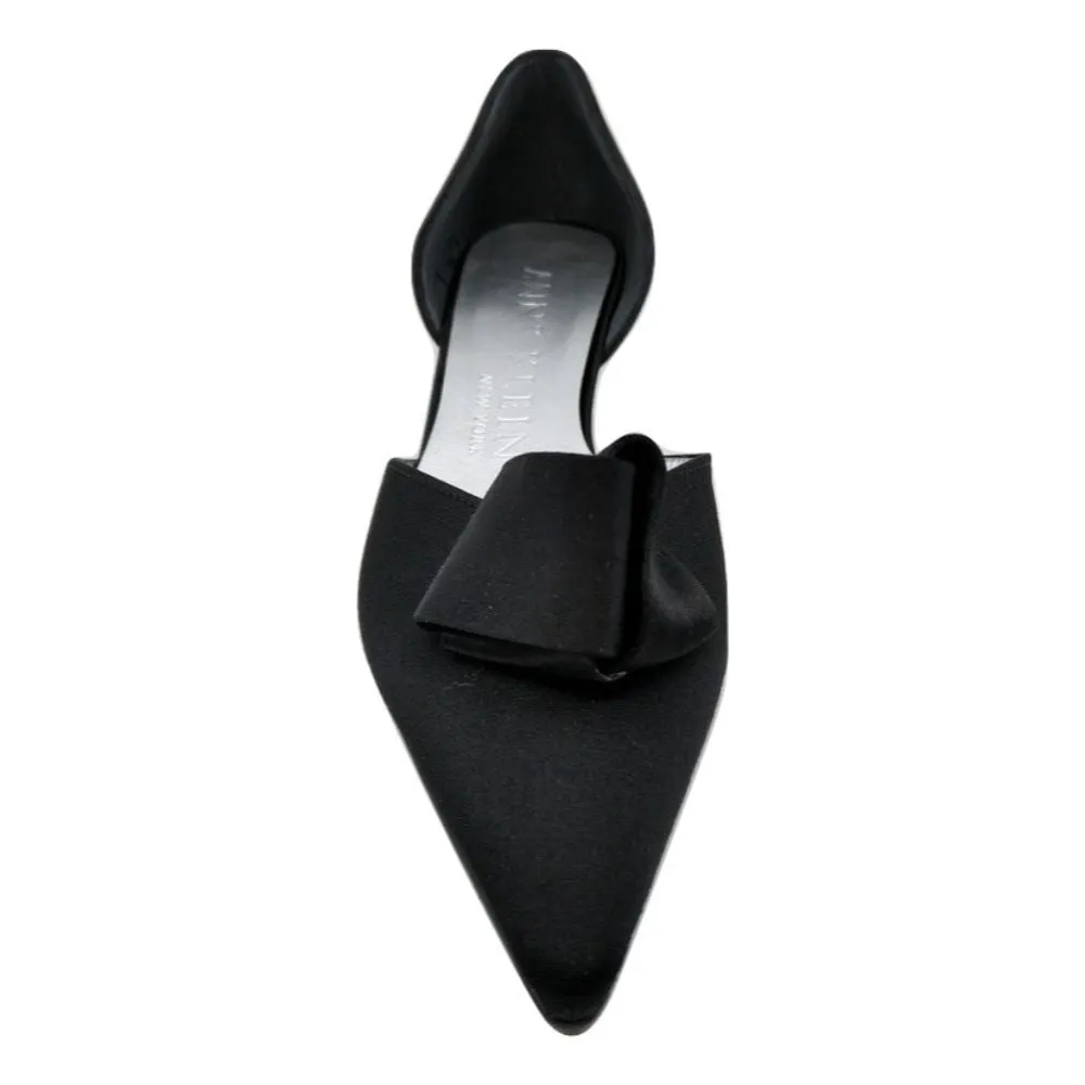 Baird Black Satin Anne Klein d'Orsay Pumps