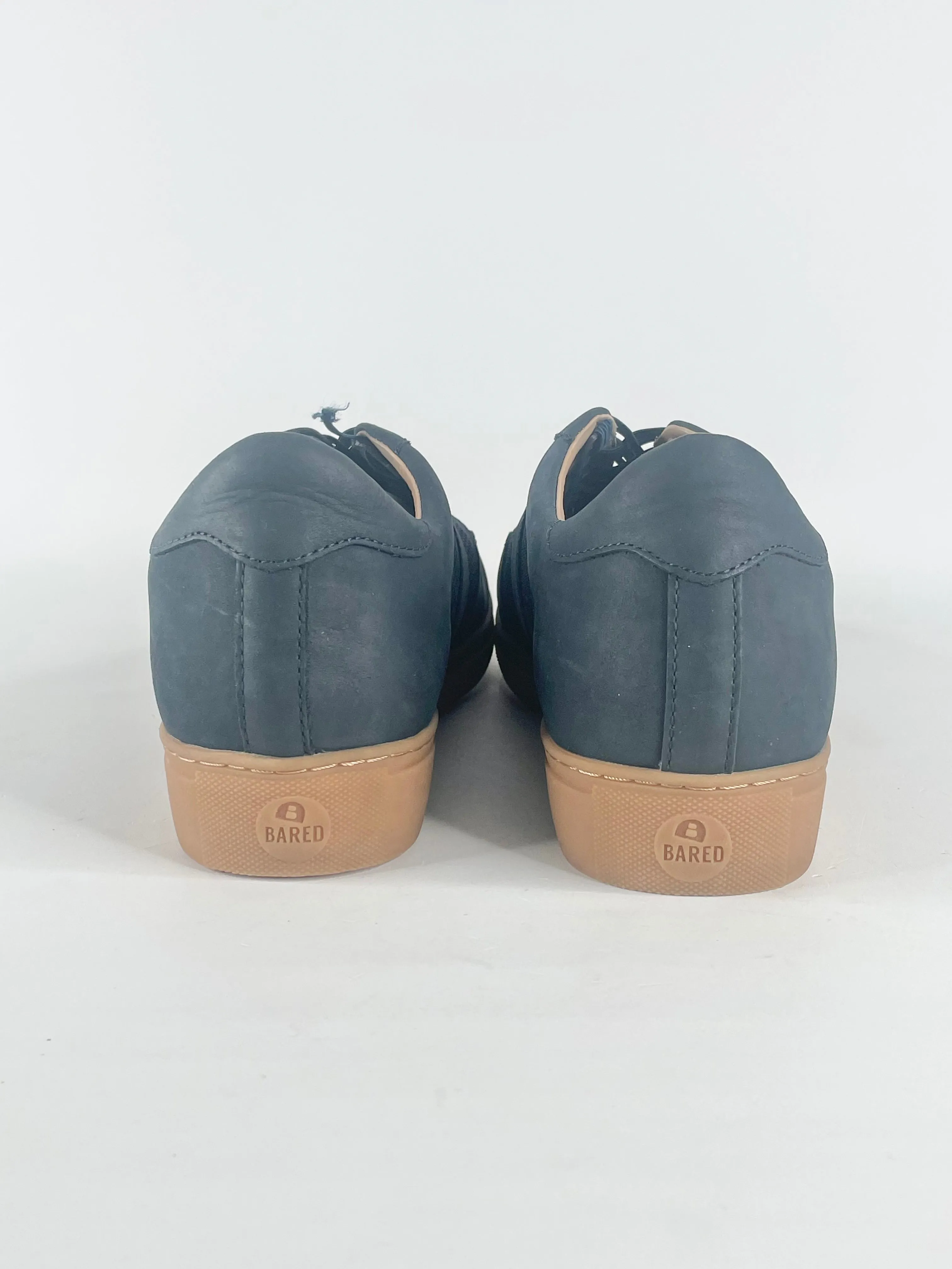 Bared Navy Blue Mesh & Nubuck 'Promethium' Sneakers - EU44