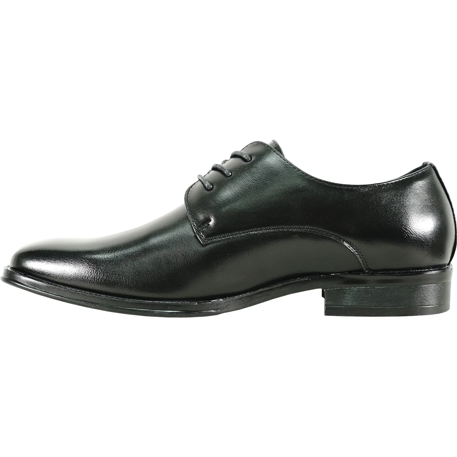 BRAVO Men Dress Shoe MILANO-8 Oxford Shoe Black