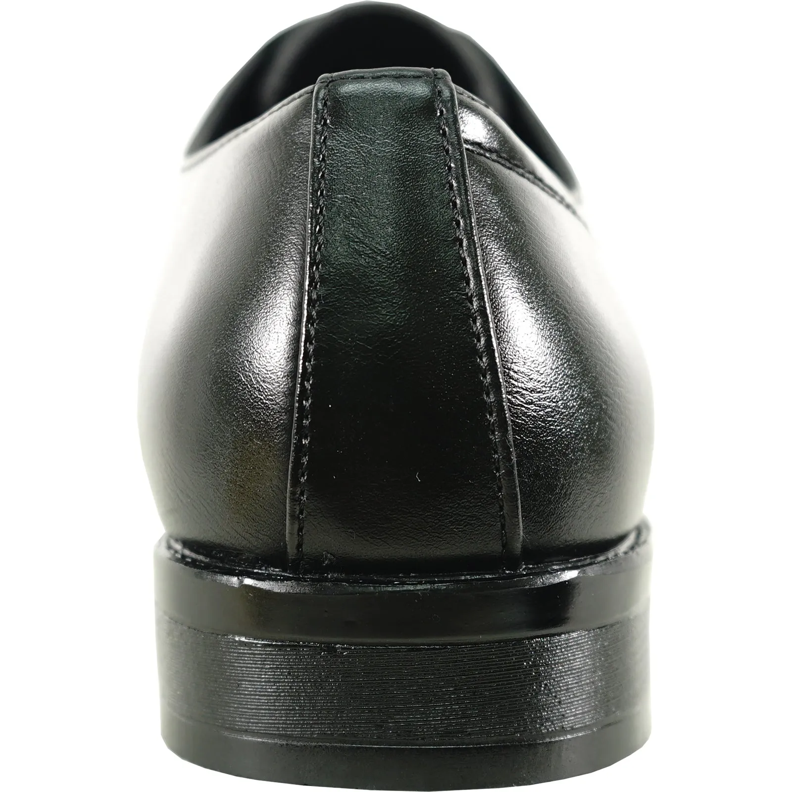 BRAVO Men Dress Shoe MILANO-8 Oxford Shoe Black