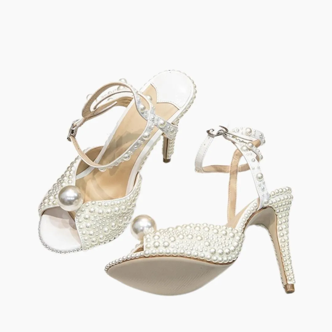 Buckle Strap, Thin Heels : Wedding Heels