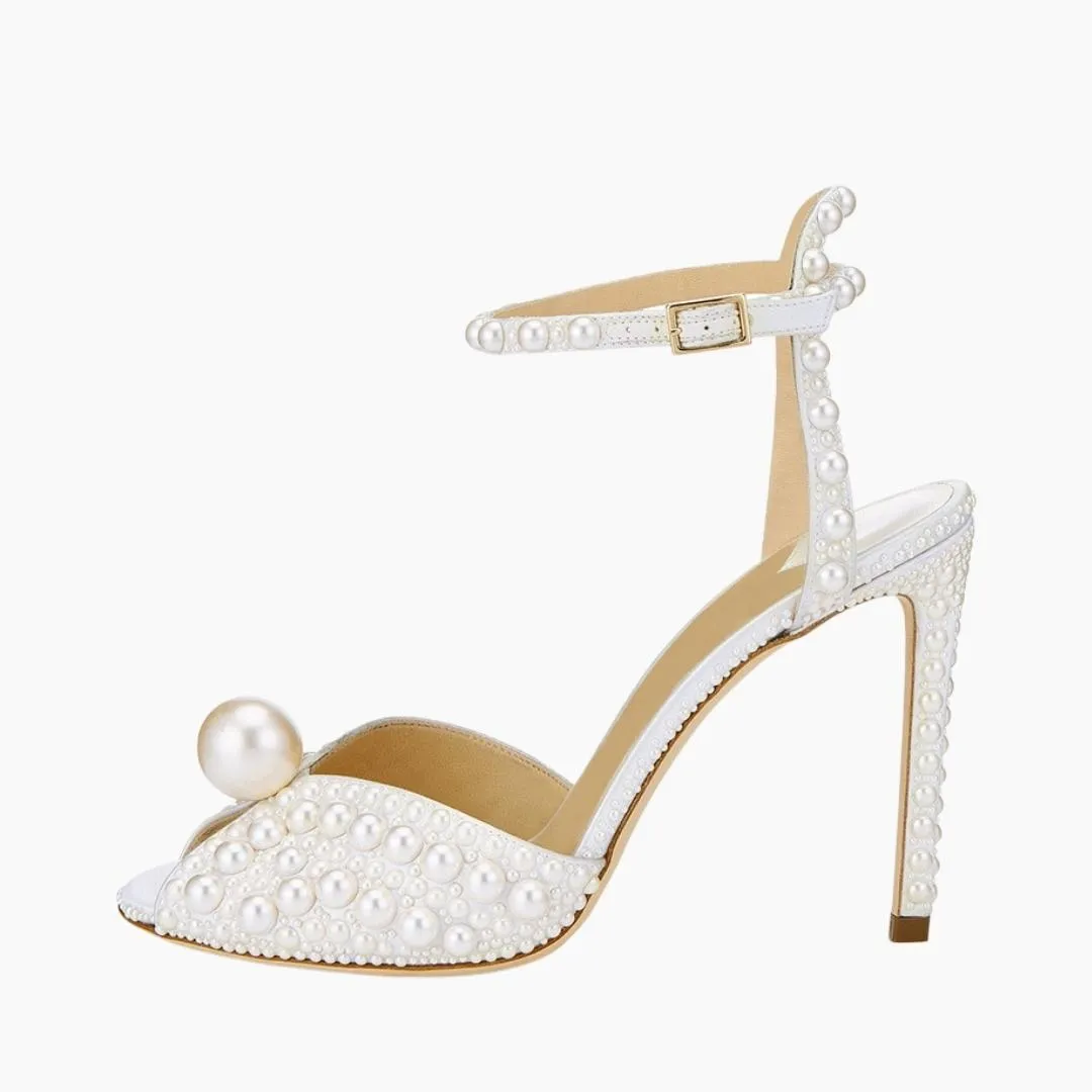 Buckle Strap, Thin Heels : Wedding Heels