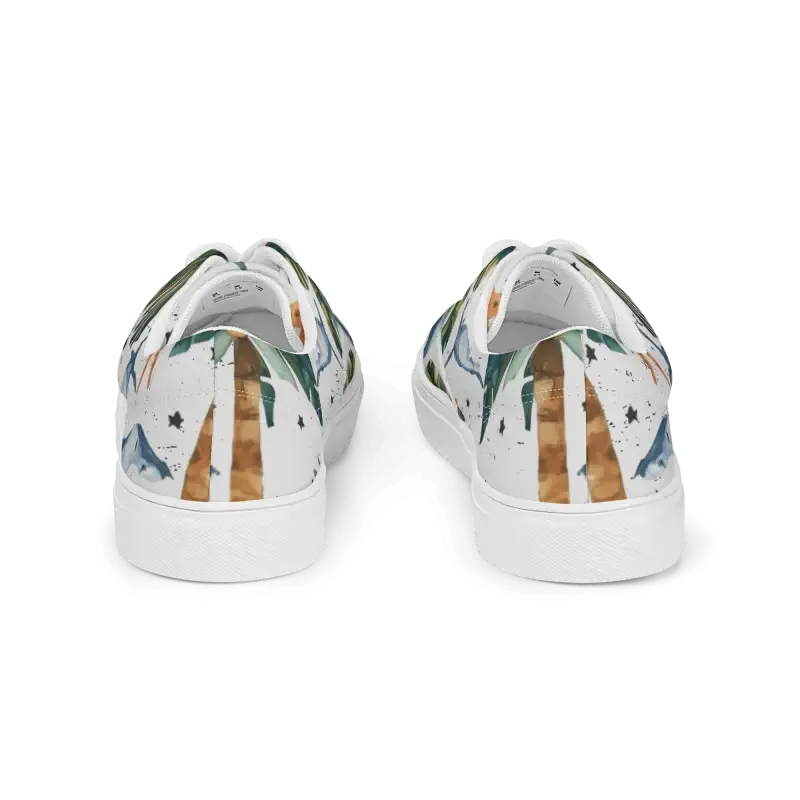Chic Canvas Shoes Women's Lace Cozy Sneakers