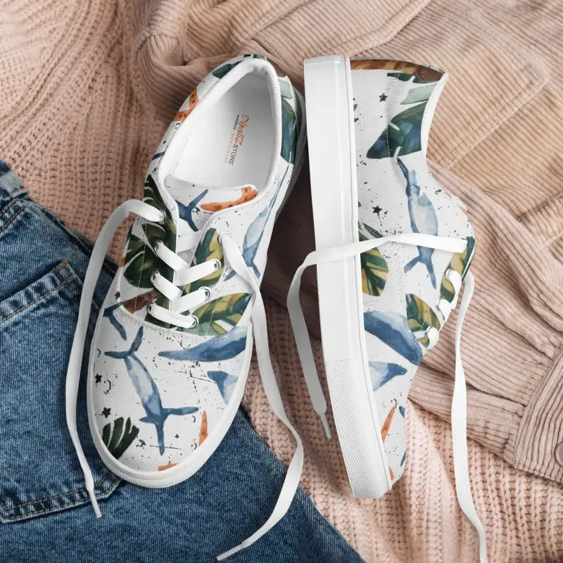 Chic Canvas Shoes Women's Lace Cozy Sneakers