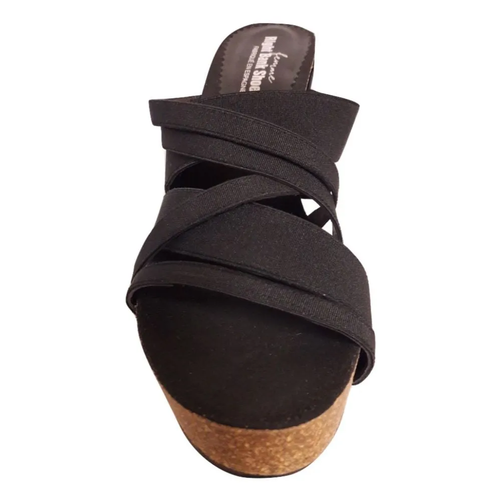 Clem Black Right Bank Sandal