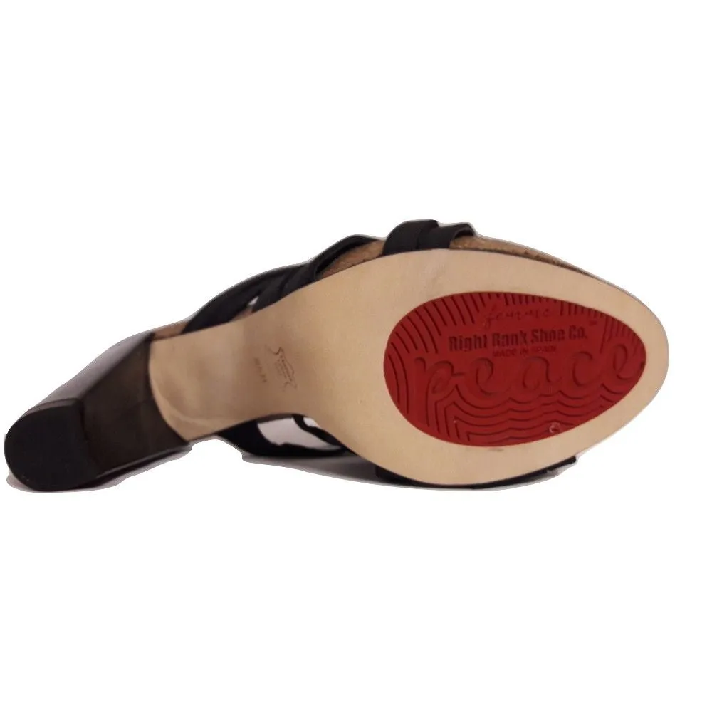 Clem Black Right Bank Sandal