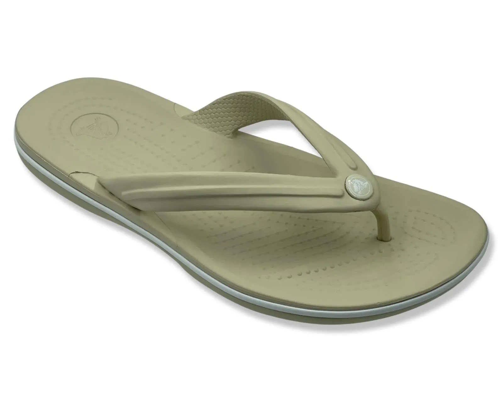 Crocs Crocband Flip In Beige For Women's