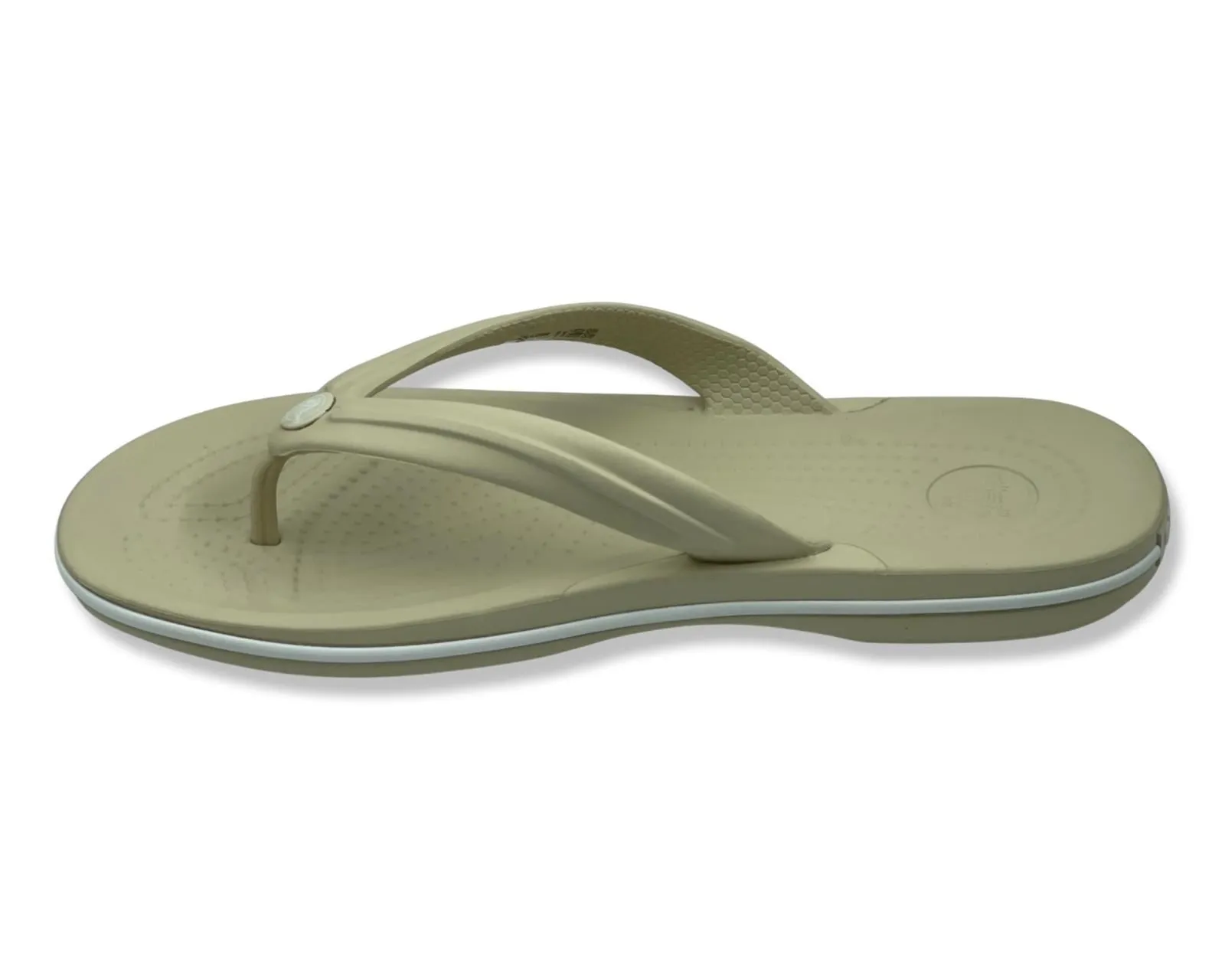 Crocs Crocband Flip In Beige For Women's