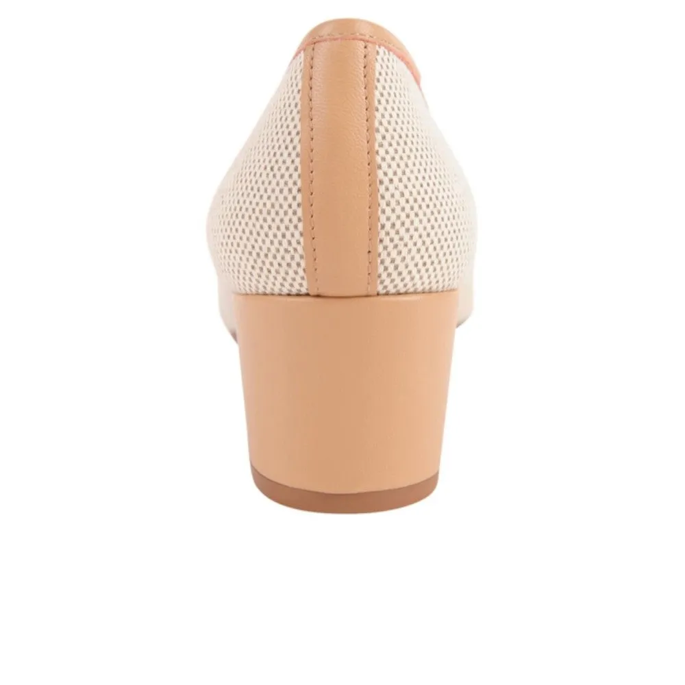 Debra Natural Linen Jon Josef Pump
