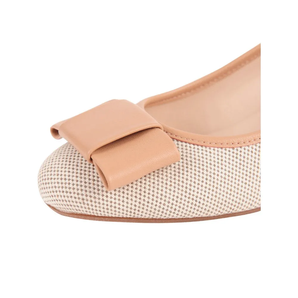 Debra Natural Linen Jon Josef Pump