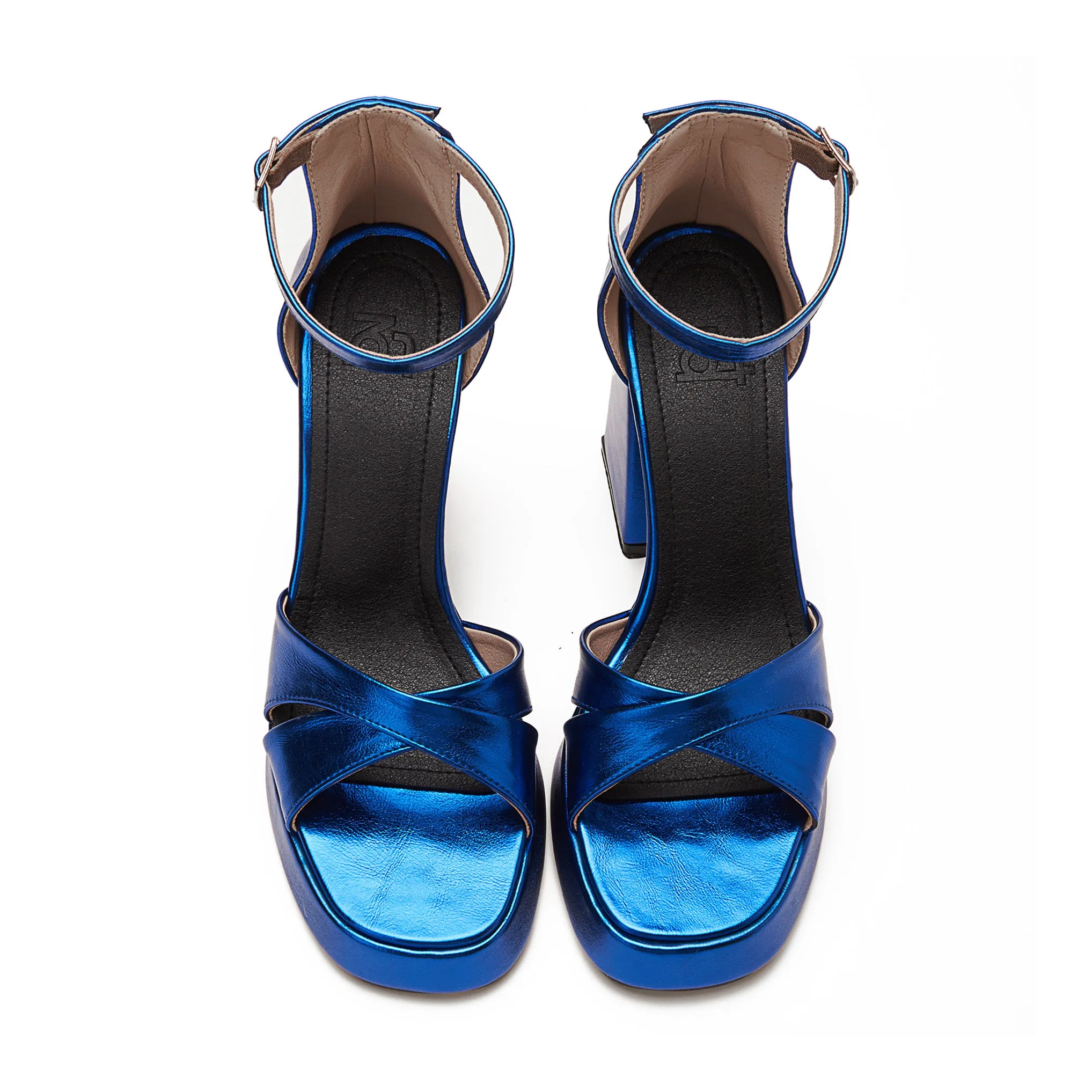Disco Platform Metallic Heels