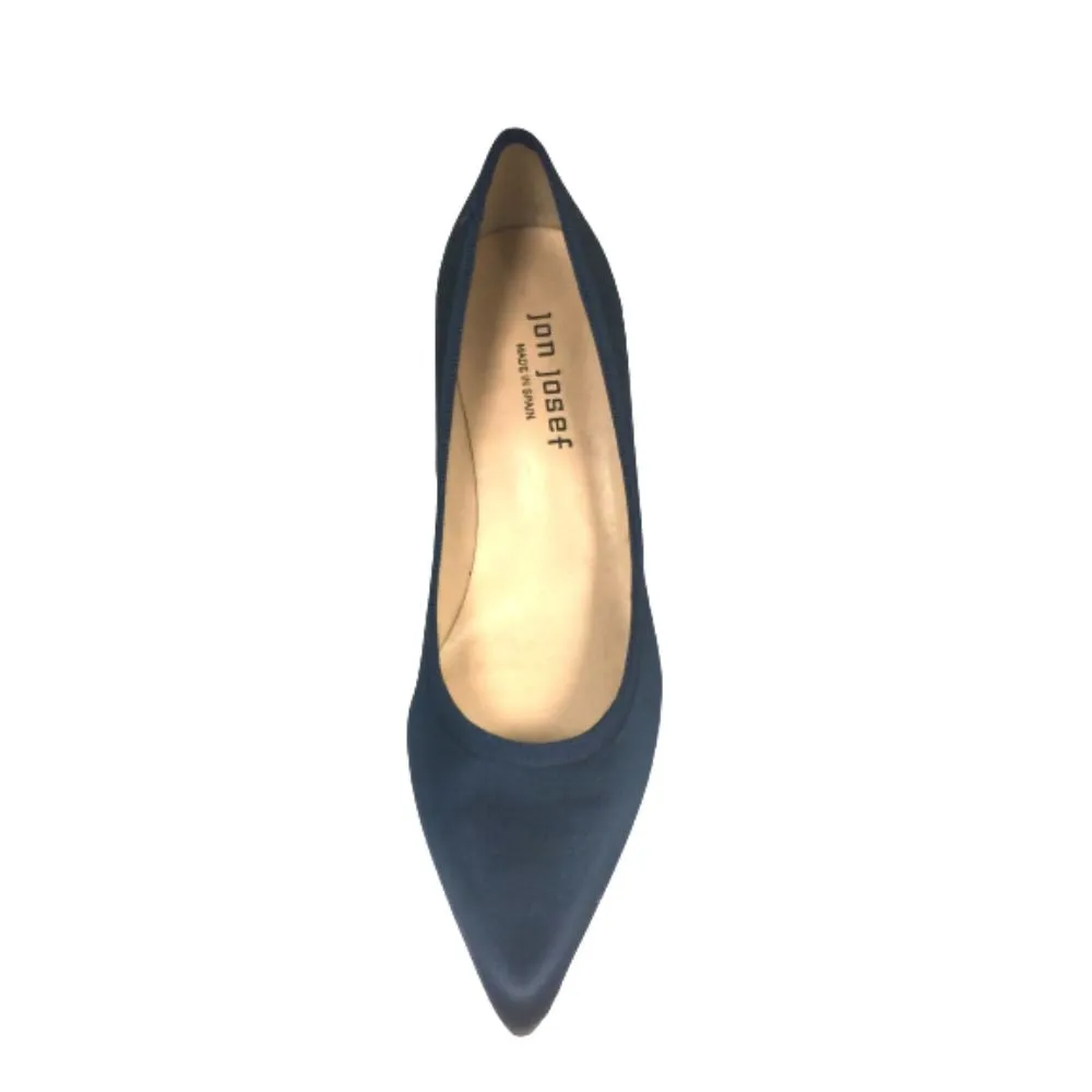 Face Navy Silk Satin Jon Josef Pump