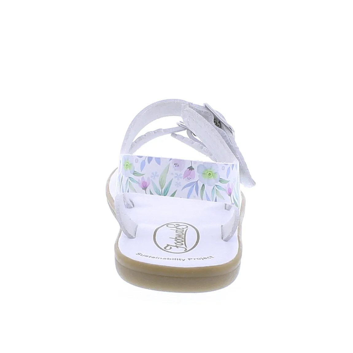 Footmates Eco-Ariel | Bloom Floral Microfiber Little Kids Sandals