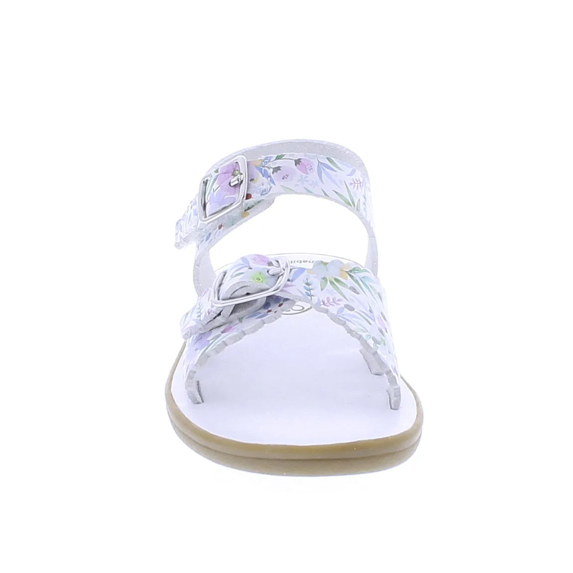 Footmates Eco-Ariel | Bloom Floral Microfiber Little Kids Sandals
