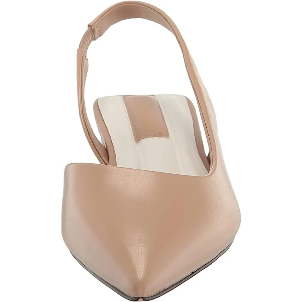 Franco Sarto Women's Tyra Sand Leather Slingback Pump