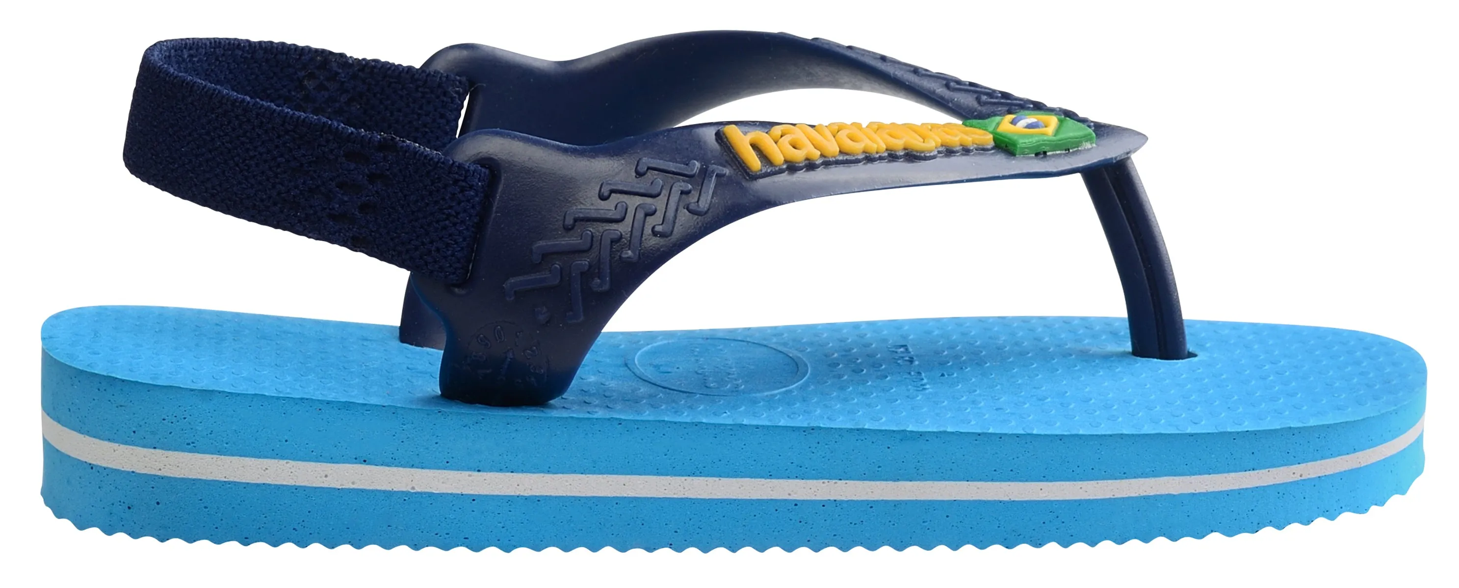 Havaianas Brasil Logo II In Navy Blue For Toddler