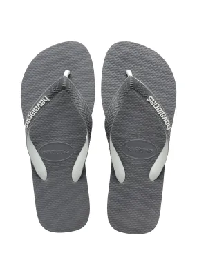 Havaianas Top Mix Flip Flops-Steel Grey/Steel Grey
