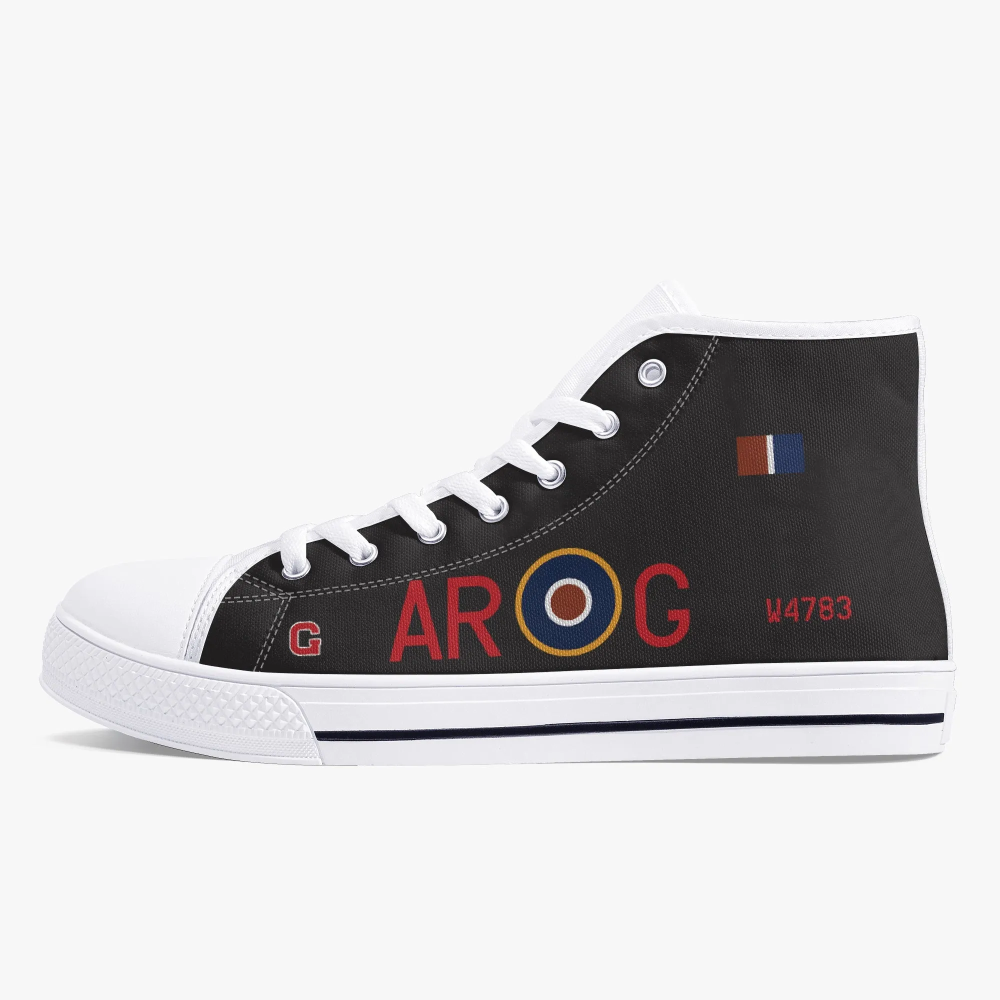 Lancaster "G for George" High Top Canvas Shoes (Black)