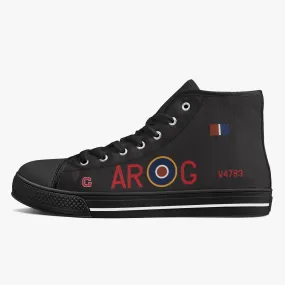 Lancaster "G for George" High Top Canvas Shoes (Black)