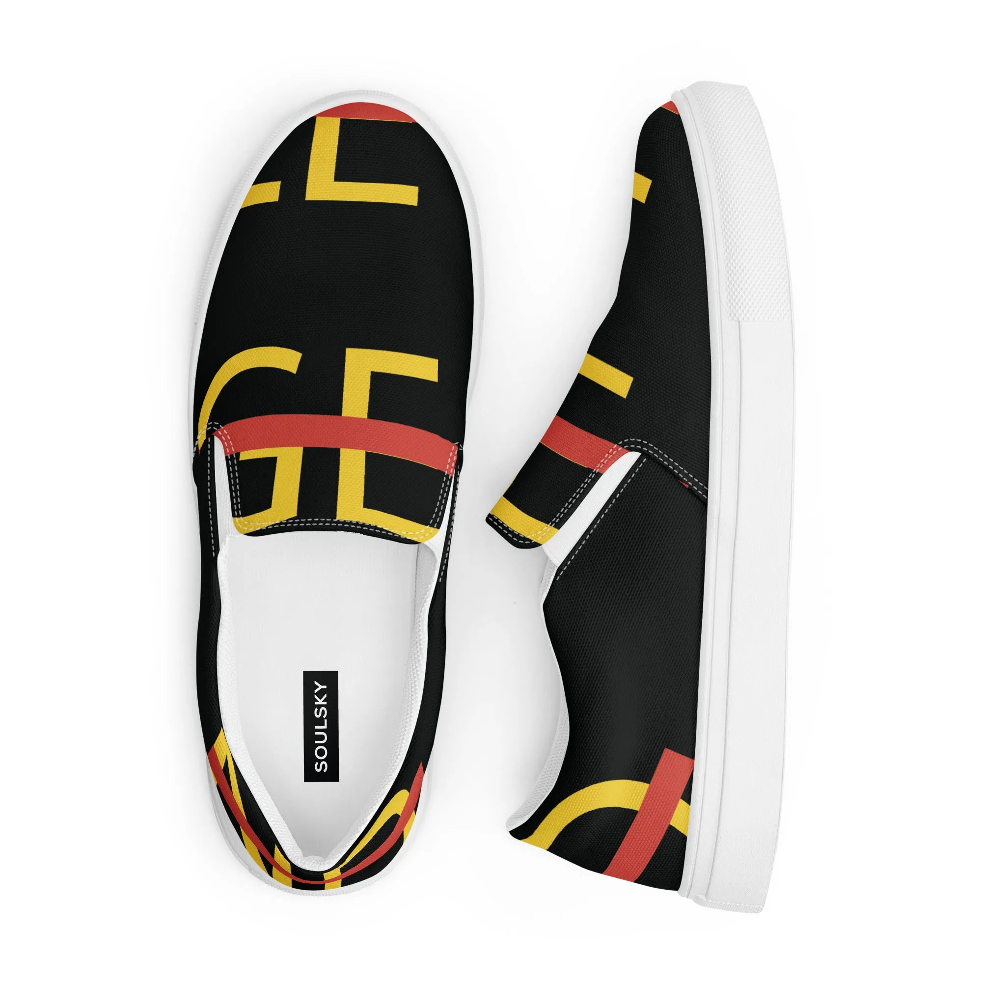LEGEND Men’s Slip-On Canvas Shoes