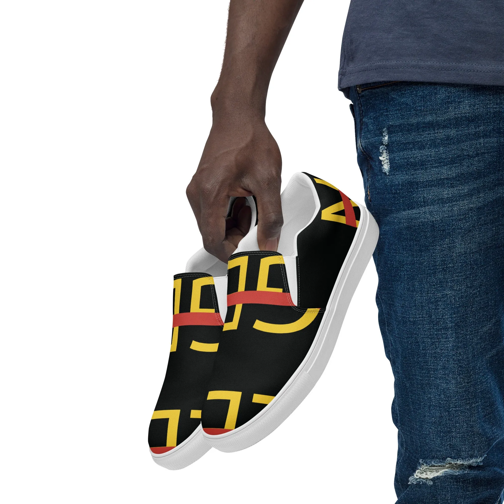 LEGEND Men’s Slip-On Canvas Shoes
