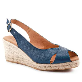 Raquelle Leather Heeled Espadrilles - RAQUELLE / 327 558