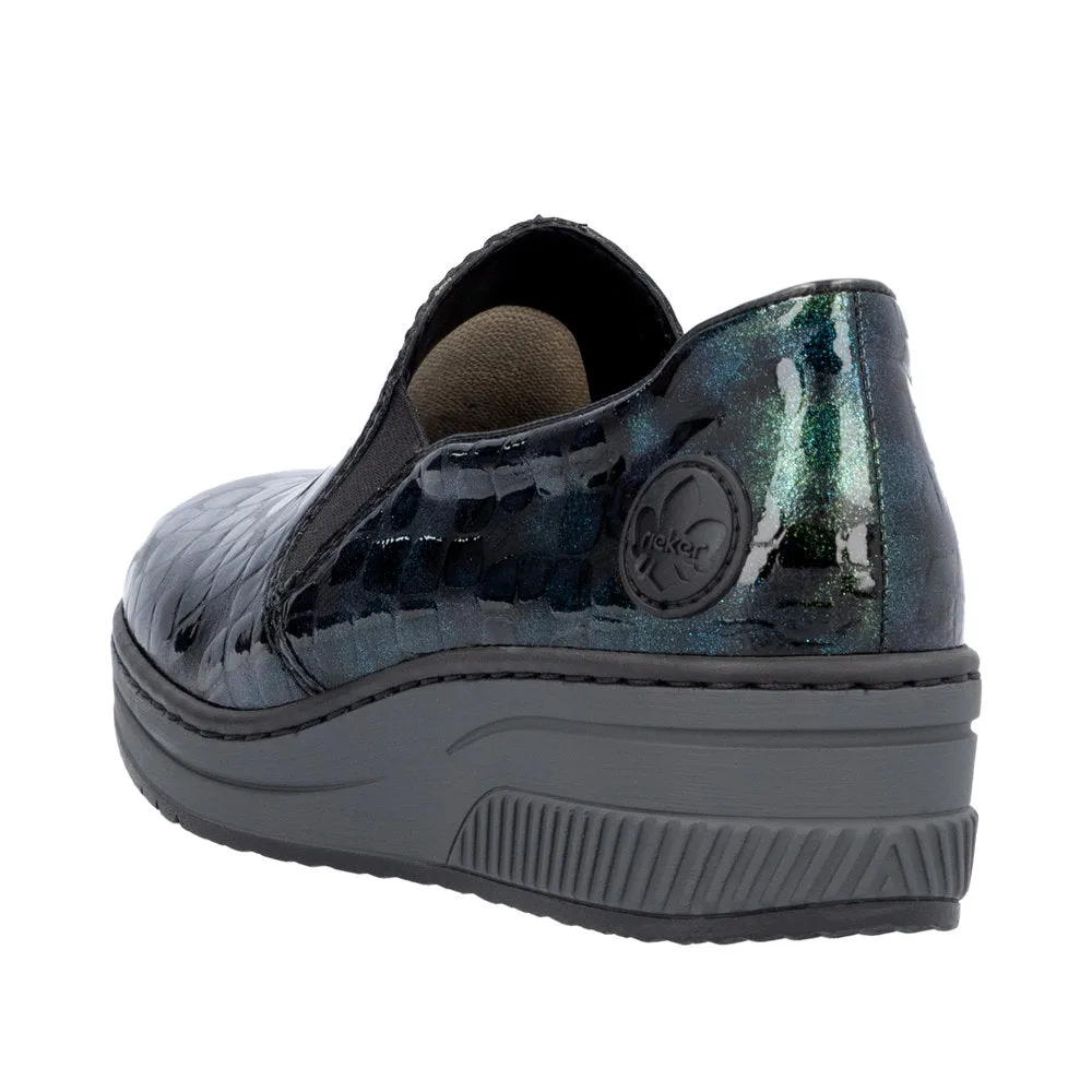 Rieker 48752-92 Blue/Green