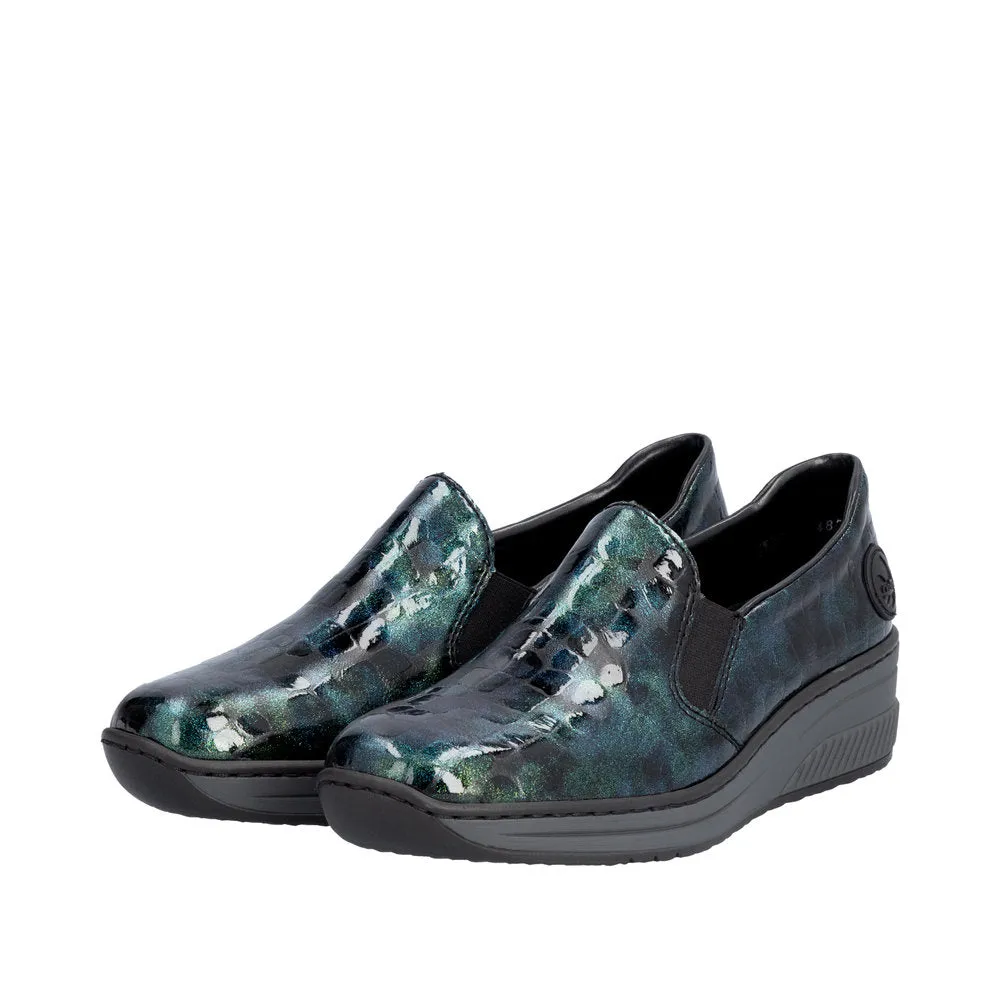 Rieker 48752-92 Blue/Green