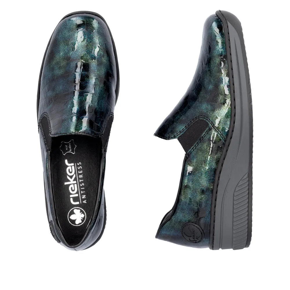 Rieker 48752-92 Blue/Green