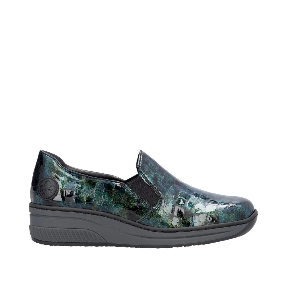 Rieker 48752-92 Blue/Green