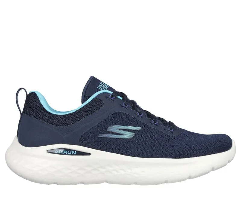 Skechers Women's Go Run Lite Sneakers- Navy/ Aqua