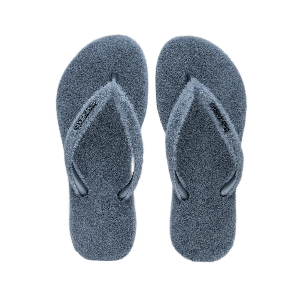 Slim Plush Flip Flops