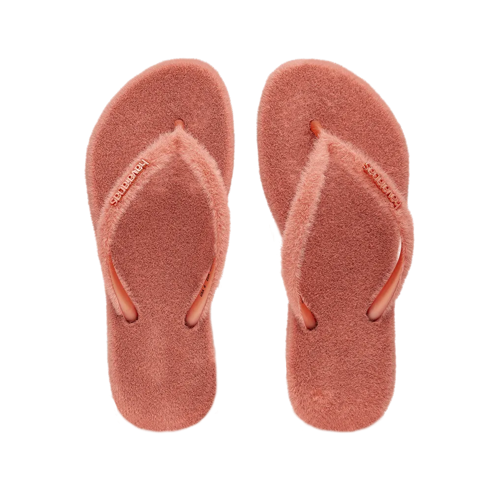 Slim Plush Flip Flops
