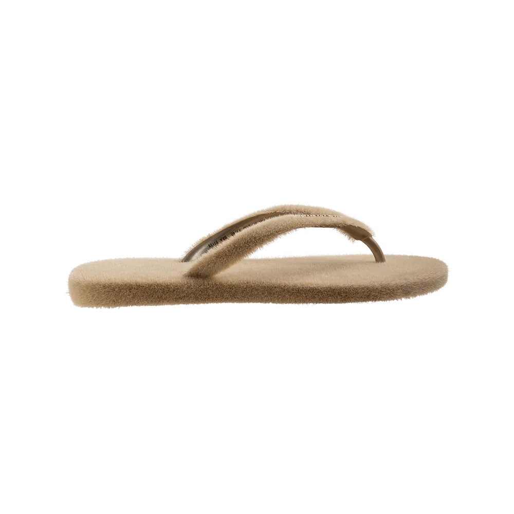Slim Plush Flip Flops