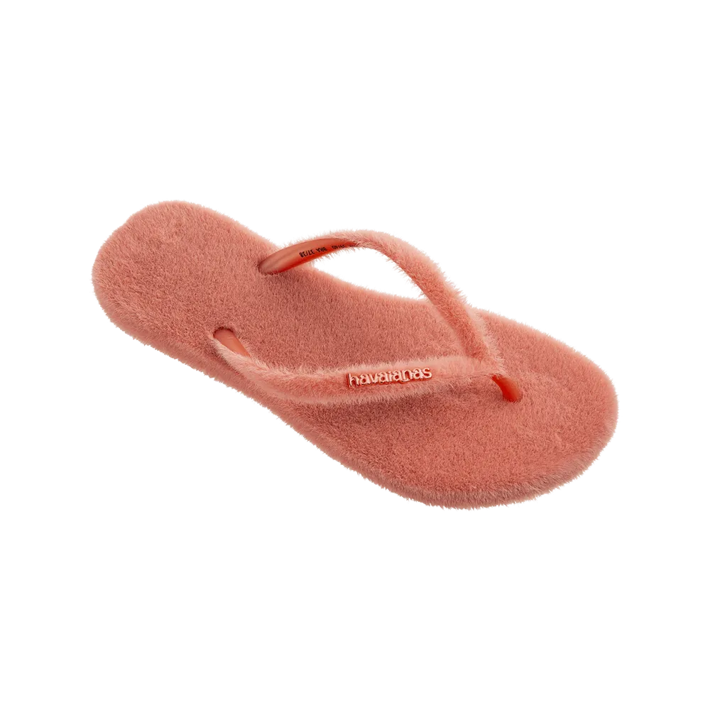 Slim Plush Flip Flops
