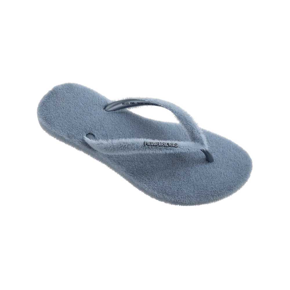 Slim Plush Flip Flops