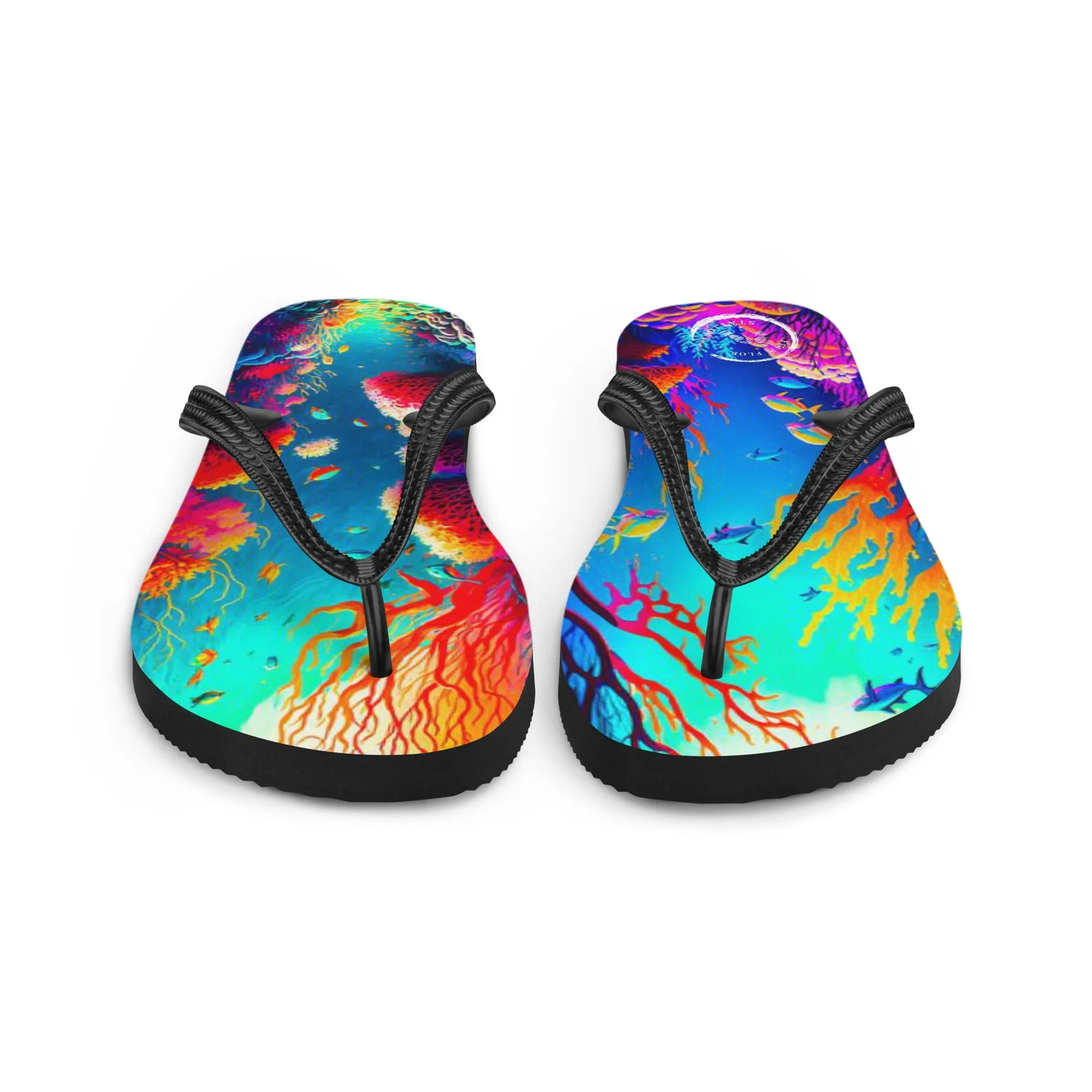 Underwater Art Gallery Flip-Flops