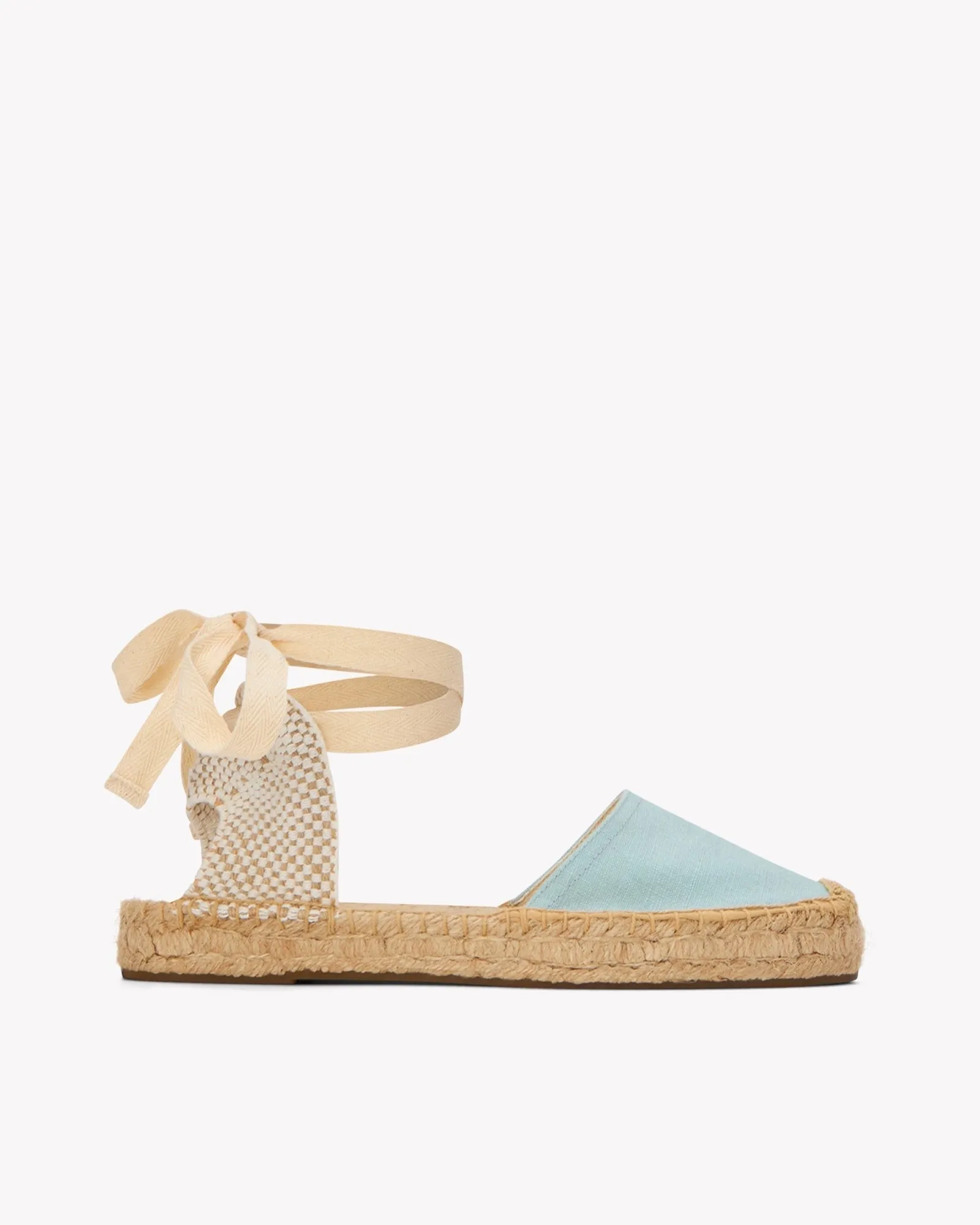 Womens_Espadrilles_The Lauren Lace Up_Linen Colors_Sea Spray Green